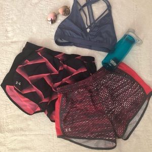 2 Under Armour Running Shorts